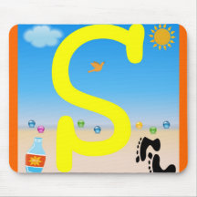 MONOGRAMME MOUSEPAD DE S TAPIS DE SOURIS