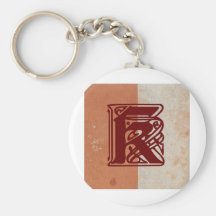 monogramme porte-clefs