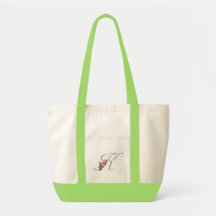 Monogramme rose K de roses Sac Fourre-tout