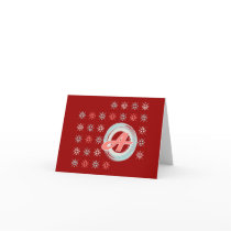 Monogrammed "A" Greeting Cards