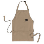 Monogrammed apron