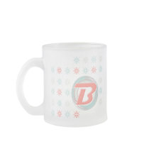 Monogrammed "B" Frosted Mug