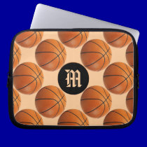 Monogrammed Basketball Laptop / Tablet Sleeve laptop sleeves