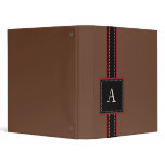 Monogrammed Binder