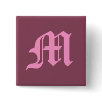Monogrammed Button