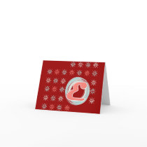 Monogrammed "E" Greeting Card
