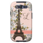 Monogrammed Eiffel Tower Samsung Galaxy S3 Cases