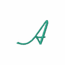 Monogrammed embroidered (A) polo