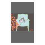 Monogrammed French Chair Business Card