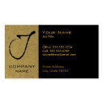 Monogrammed Granite Business Card - I