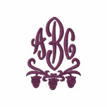 Monogrammed Grapevine Embroidered Hoodie