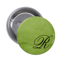 Monogrammed-green Buttons