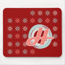 Monogrammed "H" Mousepad