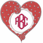 Monogrammed Heart Embroidered Jacket