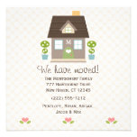 Monogrammed House New Address Announcement