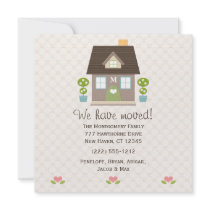 Monogrammed House New Address Announcement