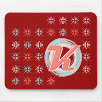 Monogrammed "K" Mousepad