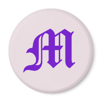 Monogrammed Magnet