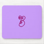 Monogrammed mouse pad (B) mousepads
