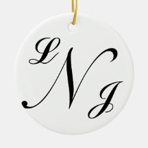 Monogrammed Ornament