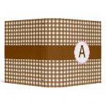 Monogrammed Retro Binder
