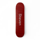 Monogrammed skateboards