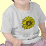 Monogrammed Sunflower t-shirts