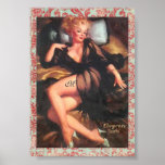 Monogrammed "Suzette" poster posters