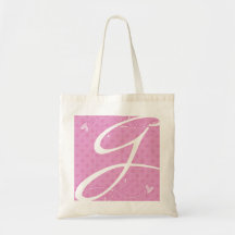 Monogrammed tote bags