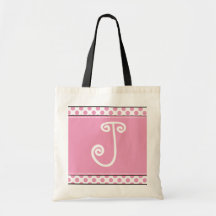 Monogrammed tote bags