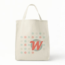 Monogrammed W Organic Tote Bag