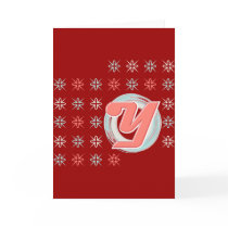 Monogrammed Y Greeting Card