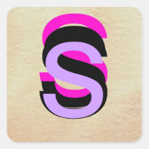 Monograms - Letters - Alphabets - CricketDiane Sticker