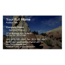 Monolithic chimney, Kodachrome State Park, Utah ro Business Card Templates