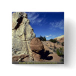 Monolithic chimney, Kodachrome State Park, Utah ro Pinback Buttons