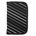 Monotone Diagonal Stripes Folio Planners