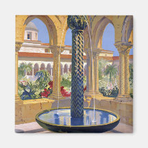 Monreale Palermo Italy Vintage Travel Poster Magnets