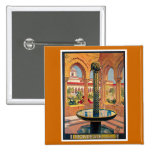 Monreale Vintage Travel Advertisement Pinback Buttons
