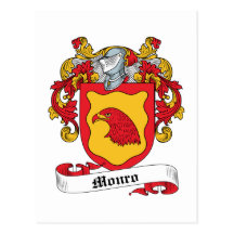Monro Family Crest Post Cards