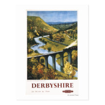 Monsal Dale, Train and Viaduct British Rail Postcards