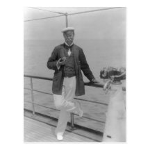 Monsieur Thomas Lipton à son yacht Carte Postale