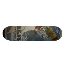 monster and bazooka skateboard deck
