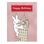 Monster Bunny Rules Postcards