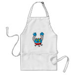 monster cartoon apron