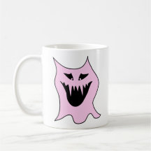 Monster Cartoon, Black and Pink. Mug