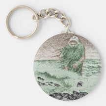 Monster Coming Out of the Water Key Chain