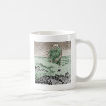 Monster Coming Out of the Water Mugs
