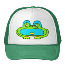 Monster Frog Green Hat hats