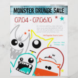 Monster Grunge Sale Flyers