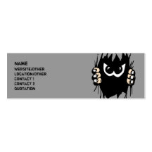 Monster in my profile card! business card templates